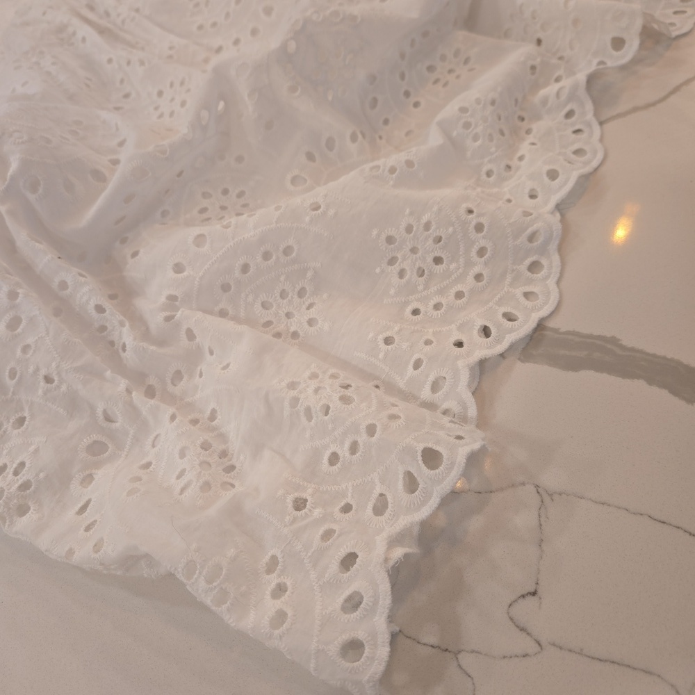 Amaryllis x Dani Austin White Cotton Eyelet Keyhole Balletcore Fairy Dress 1X - Picture 11 of 15